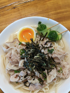 適当 冷やし肉塩うどん-レシピのメイン写真