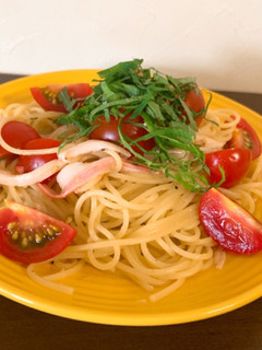 トマトと大葉の冷製パスタ-レシピのメイン写真