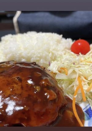 ハンバーグ-レシピのメイン写真