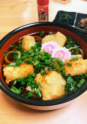 揚げ餅うどん-レシピのメイン写真
