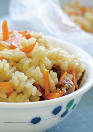 乾燥野菜を使った炊き込みごはん-レシピのメイン写真