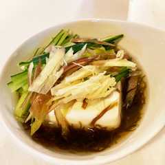 รูปของ 夏のもずく酢冷奴