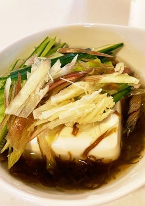 夏のもずく酢冷奴-レシピのメイン写真