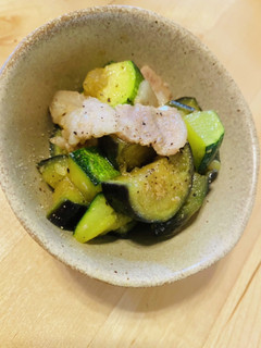 茄子 ズッキーニ 味噌炒め 豚肉 QC-レシピのメイン写真