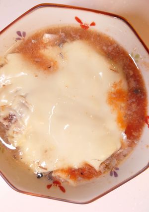 5分でできます!サバ缶のトマトチーズ乗せ-レシピのメイン写真