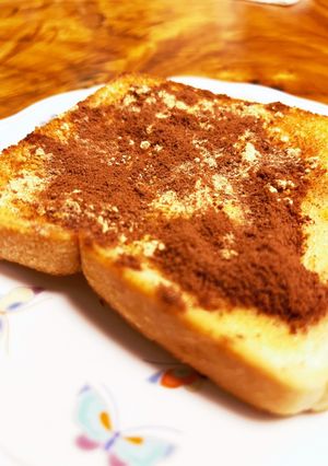 ミロ好きに捧ぐ甘〜い♡ミロきな粉トースト-レシピのメイン写真