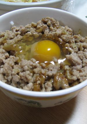 ひき肉炒めで２品♪-レシピのメイン写真