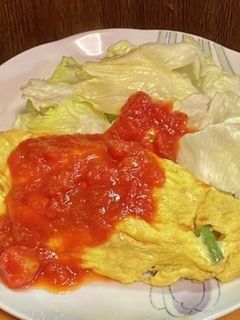 グリーンアスパラでオムレツ-レシピのメイン写真