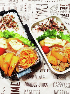 男子高校生白身フライ弁当-レシピのメイン写真