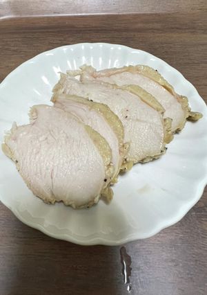 巻かない鶏ハム-レシピのメイン写真