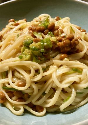 Natto Udon-レシピのメイン写真