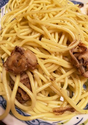 帆立の缶詰deバジルパスタ-レシピのメイン写真
