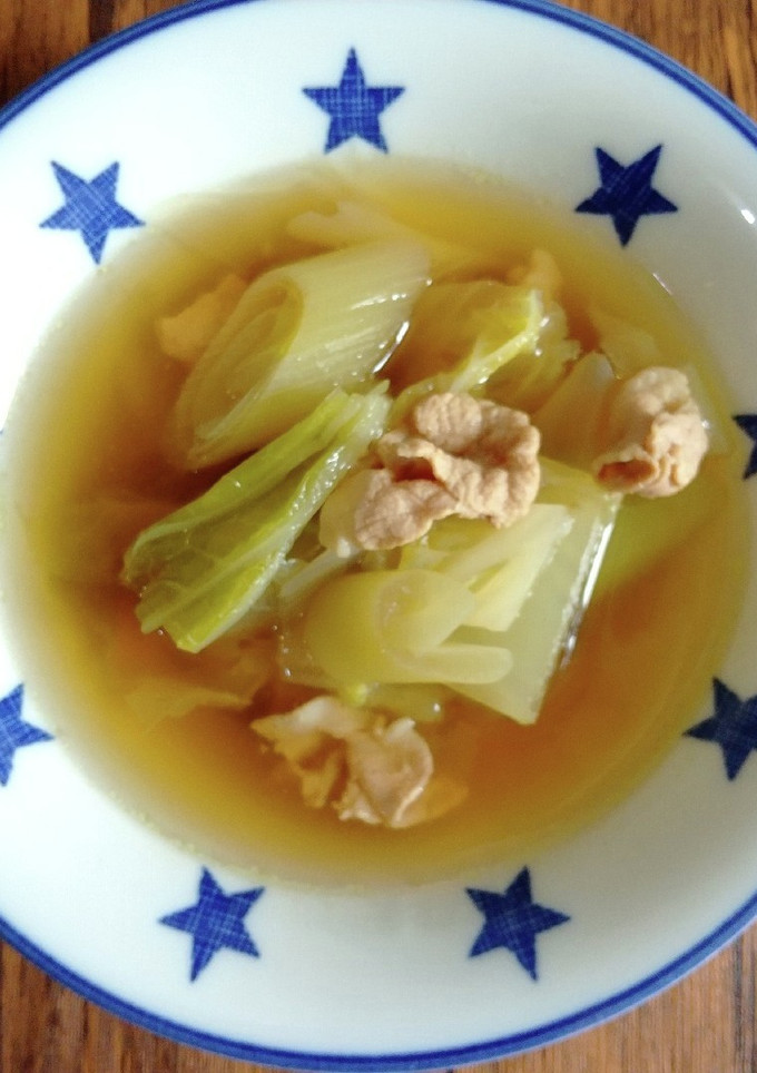 我が家の定番☆豚肉と白菜のスープ♪-レシピのメイン写真