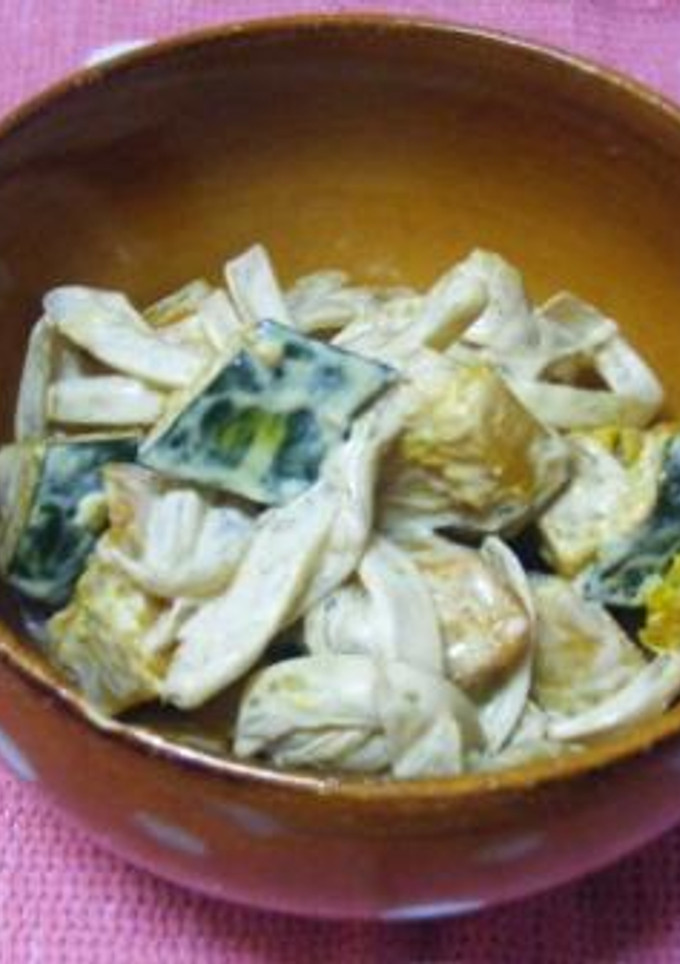 かぼちゃと炒め玉ねぎのサラダ-レシピのメイン写真