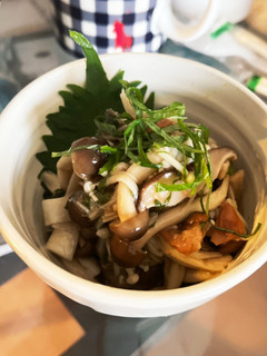 これで痩せた!シリーズ☆きのこの梅肉和え-レシピのメイン写真