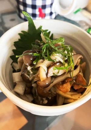 これで痩せた！シリーズ☆きのこの梅肉和え-レシピのメイン写真