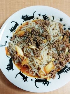 しらたきのキムチチャプチェ-レシピのメイン写真