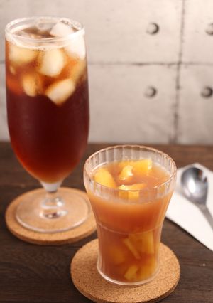 簡単！紅茶とパインのジュレ-レシピのメイン写真