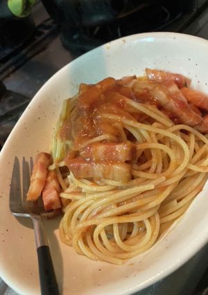簡単トマトのパスタ-レシピのメイン写真