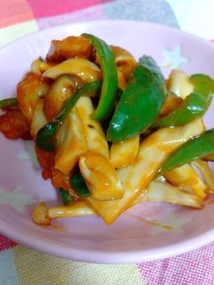ちくわと野菜のピリ辛ケチャップバター炒め-レシピのメイン写真
