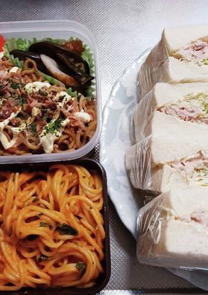 高校生息子、旦那、娘弁当(6/24)-レシピのメイン写真