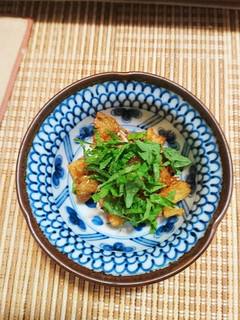 ごぼうの甘辛大葉のせ-レシピのメイン写真