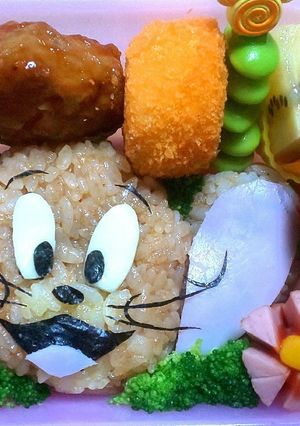 園児 キャラ弁 トムとジェリー-レシピのメイン写真
