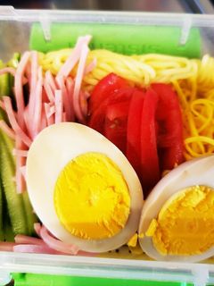 冷やし中華弁当-レシピのメイン写真