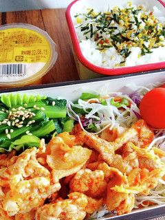 手抜き&時短の自分弁当☆豚キムチ弁当-レシピのメイン写真