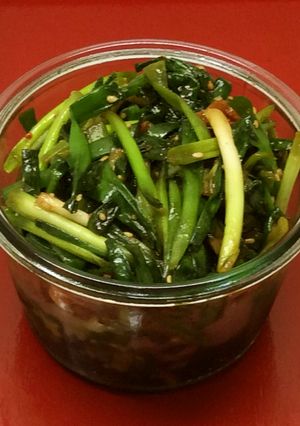 青ネギの醤油漬け(パジャン)-レシピのメイン写真