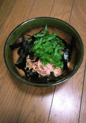 海苔ぶっかけ(^.^)明太子パスタ-レシピのメイン写真
