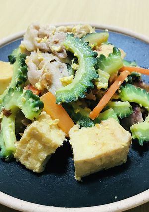 【野菜ソムリエ】厚揚げゴーヤチャンプルー-レシピのメイン写真