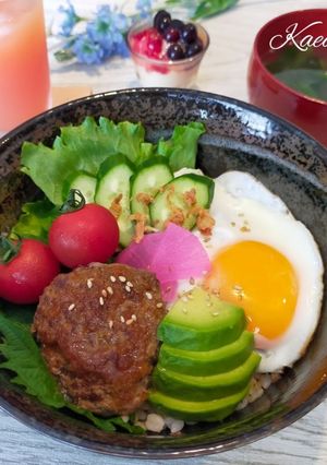 和風ロコモコ丼-レシピのメイン写真