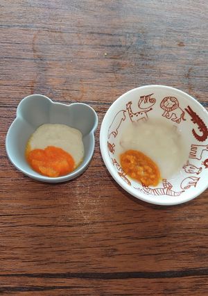 離乳食20日目（かぼちゃペースト）-レシピのメイン写真