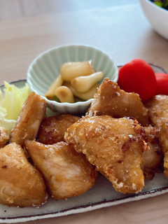 揚げない辛子醤油唐揚げ-レシピのメイン写真