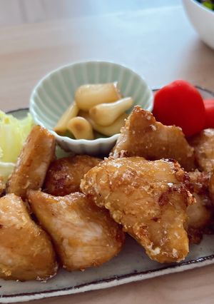 揚げない辛子醤油唐揚げ-レシピのメイン写真