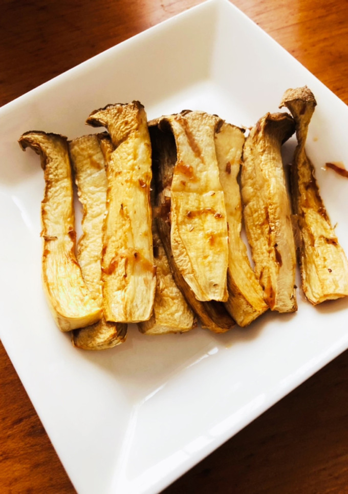 簡単すぎる　焼きエリンギ　おかかあえ-レシピのメイン写真