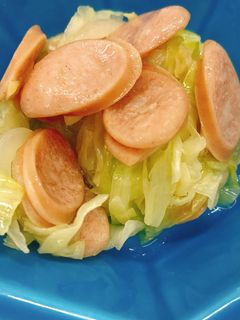 【病院】ウインナー炒め【給食】-レシピのメイン写真