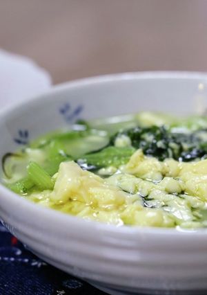 あと１品　簡単　小松菜と玉子豆腐の煮物-レシピのメイン写真