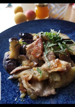 梅ジャムで♡ナスと豚バラ肉の甘味噌炒め-レシピのメイン写真