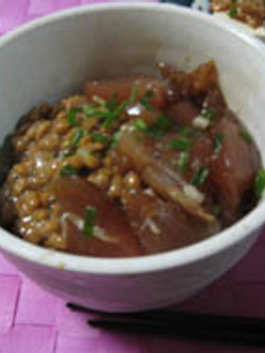 ネバネバ納豆入り!マグロの漬け丼★-レシピのメイン写真