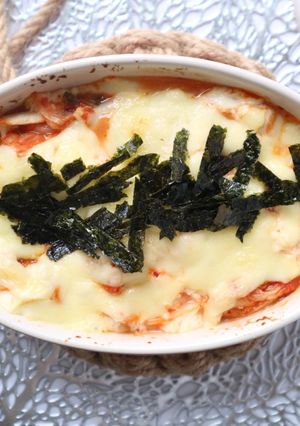 豆腐とキムチの簡単グラタン♪-レシピのメイン写真