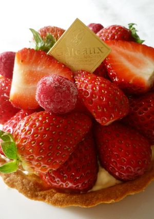 チーズカスタードクリームのイチゴのタルト-レシピのメイン写真