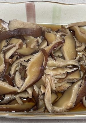 作り置き♡素麺やうどんに♡乾燥椎茸の旨煮-レシピのメイン写真