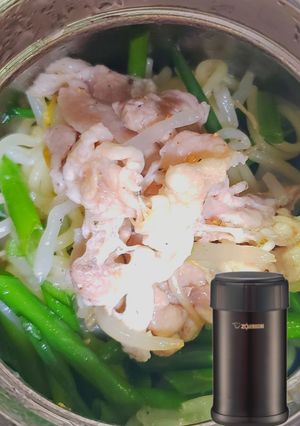 塩レモンだれの豚の冷しゃぶ麺-レシピのメイン写真