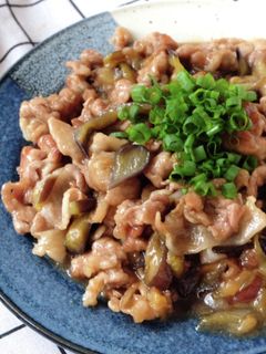 とろうま♪豚こまナスのさっぱり甘酢炒め-レシピのメイン写真