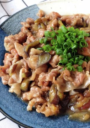 とろうま♪豚こまナスのさっぱり甘酢炒め-レシピのメイン写真