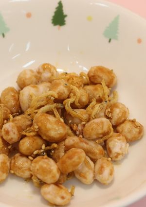 大豆とじゃこの甘辛揚げ【学校給食】-レシピのメイン写真