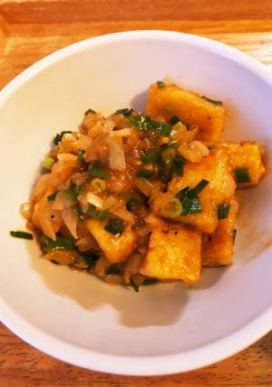 豆腐チリソース炒め-レシピのメイン写真