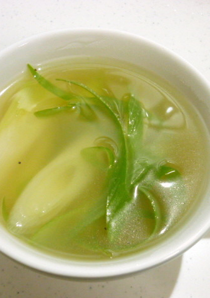簡単長ねぎのスープ-レシピのメイン写真